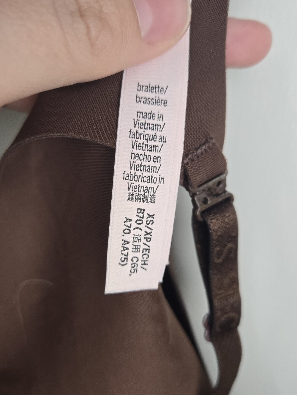 Victoria's Secret Brown Padded Bralette Smooth Women's X-Small - Picture 6 of 8